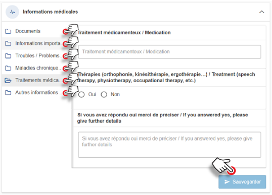 Medical Information form